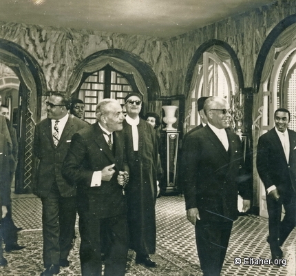 1966 - At Carthage Palace with President Bourguiba